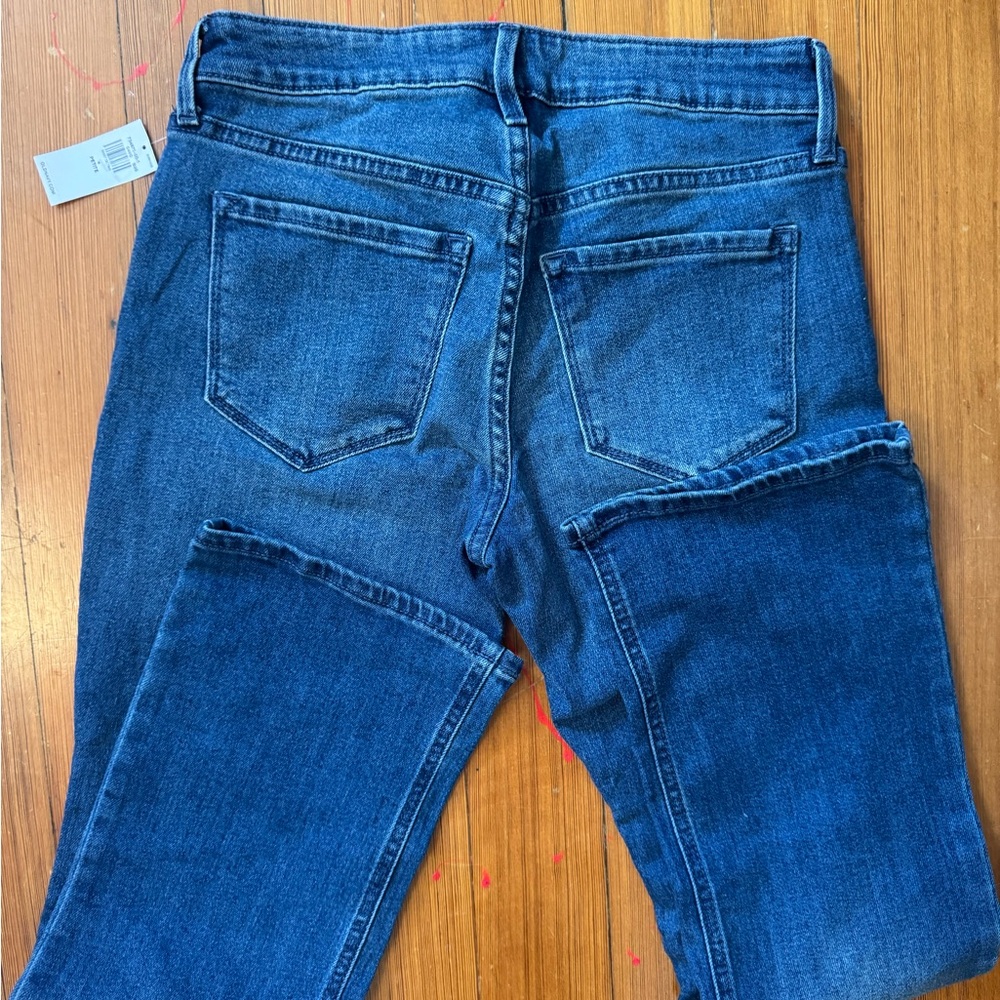Old Navy Women's Boot Cut Jeans - Dark Blue - Picture 3 of 3